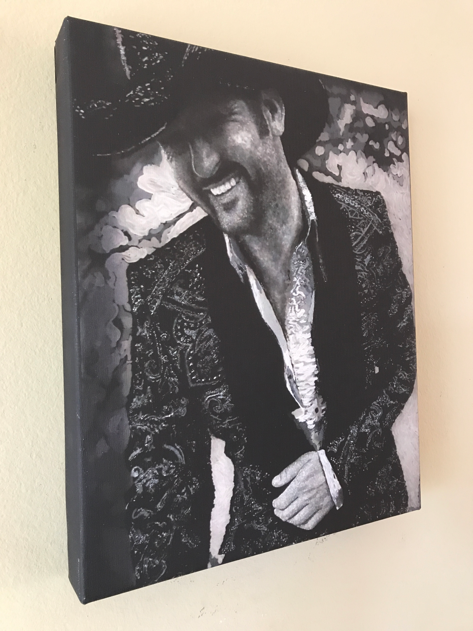 SPECIAL Hand Finished Tim McGraw Canvas Painting