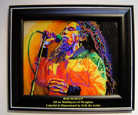 Bob Marley Original Painting NOW ACCEPTING OFFERS DM for Pricing or Private Viewing - Canvas Prints in Store