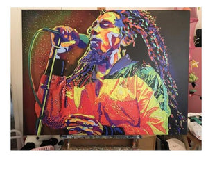 Bob Marley Canvas Painting