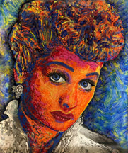 Lucille "Lucy" Ball Canvas Painting