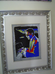 Ray Charles oil on glass Original Painting - NOW ACCEPTING OFFERS - DM or EMAIL for Pricing or Private Viewing